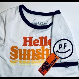 NWT Girls High End FashionT-Shirt Hello Sunshine☀️